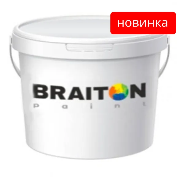 Краска для балок (опалубки) ЖЁЛТАЯ Braiton Paint акриловая ВД